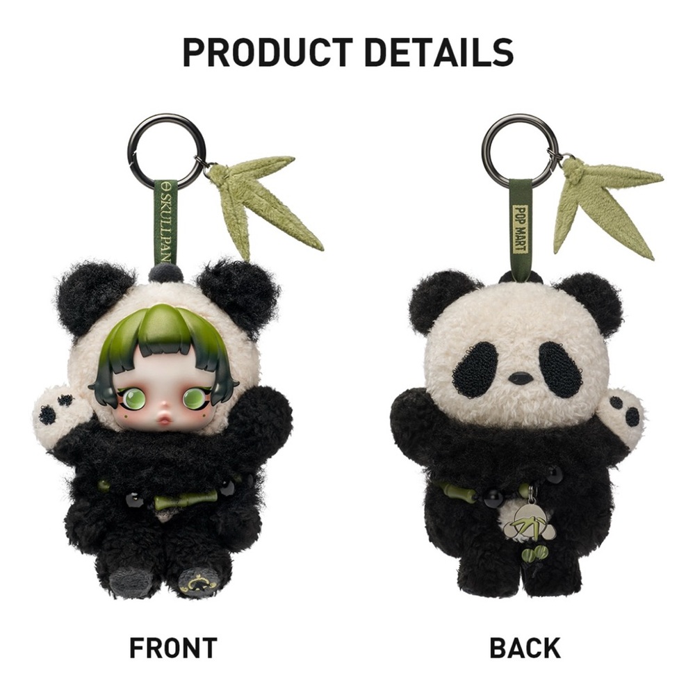 Skullpanda Lazy Panda Plush Doll Pendant - Picture 11 of 11